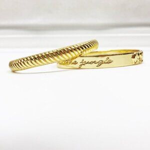 Lilly Pulitzer what happens in the jungle stays in the jungle bangle set NEW